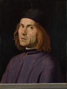 Lorenzo  Costa Portrait of Battista Fiera